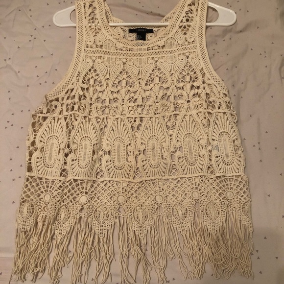 Forever 21 Tops - 3 for $12 Forever 21 Crochet Cropped Tank Forever 21 Tops - 3 for $12 Forever 21 Crochet Cropped Tank